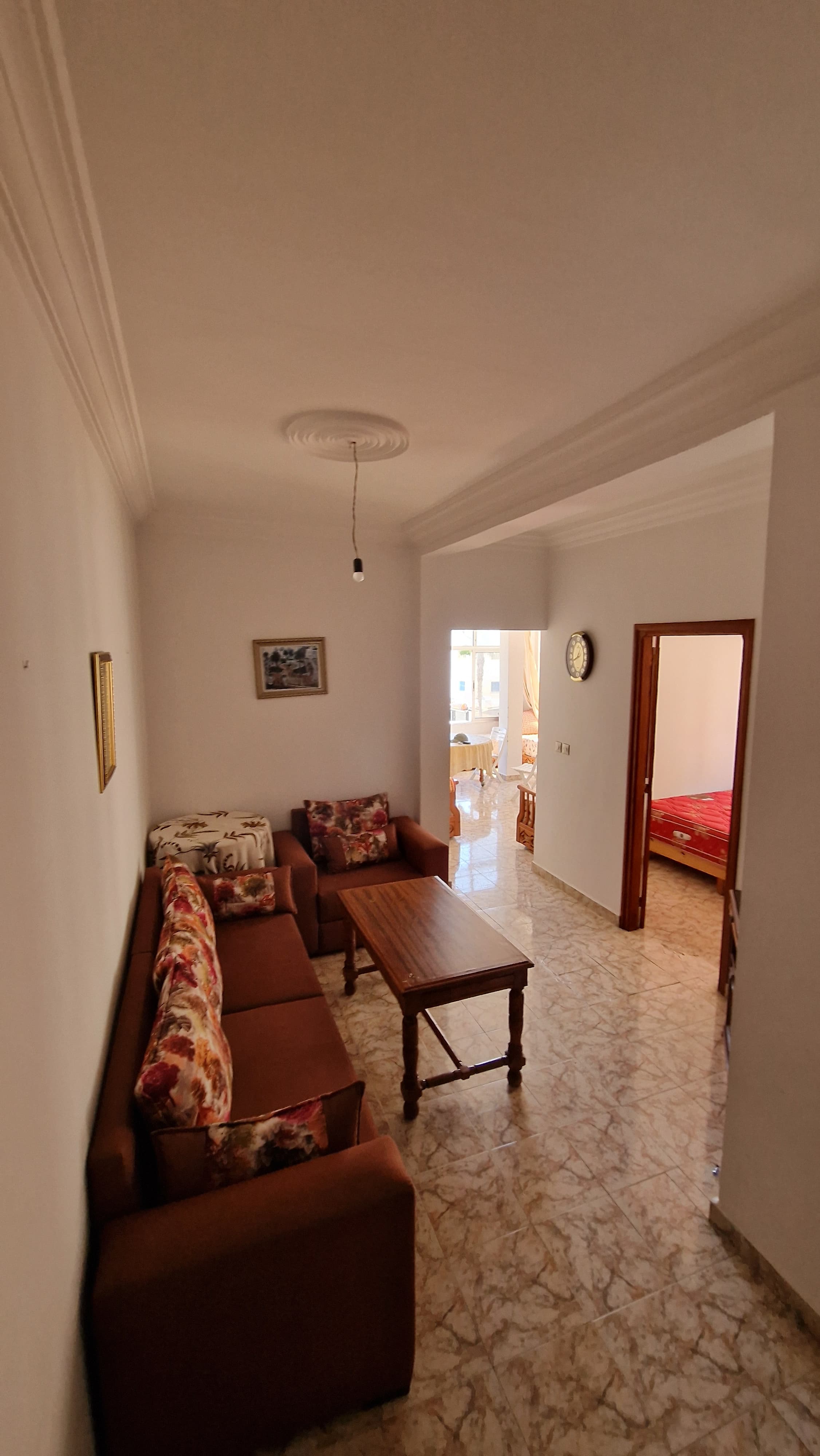 Appartement à louer à Miramar martil , 2 chambre , salon , 1 èr étage 